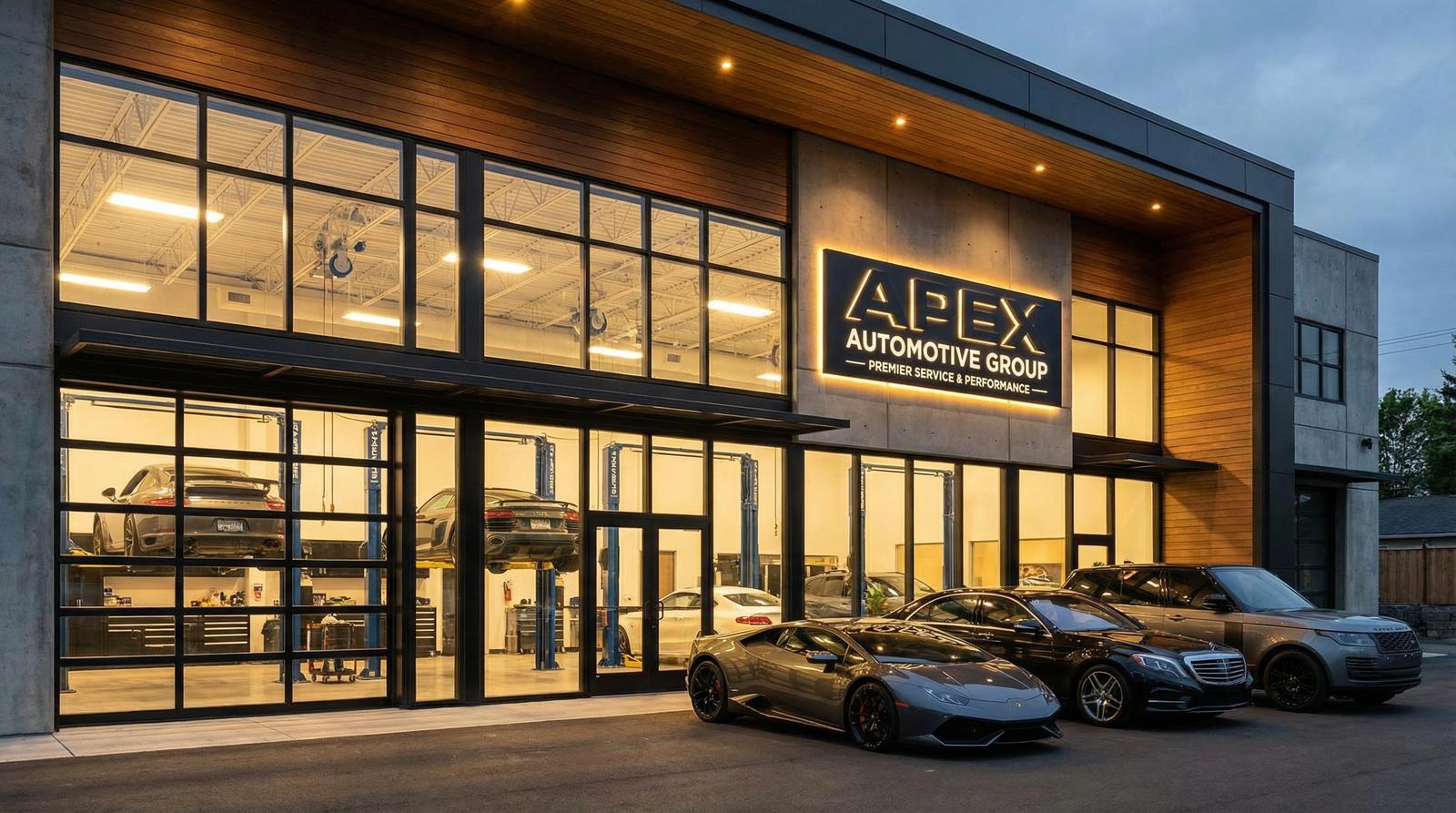 抖荫短视频修车改装公司门店